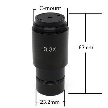 0,3 X, C-mount Adapteris Objektyvas CCD CMOS Pramonės Fotoaparato Skaitmeninio Okuliarą, susijusių su Mikroskopu Mažinimo Relinius Objektyvas