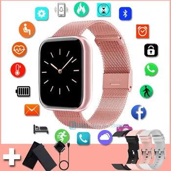 Mados Pilnas Touch Smart Watch Moterys Vyrai Aikštėje Smartwatch Fitness Tracker Elektroninių Smart Laikrodis 