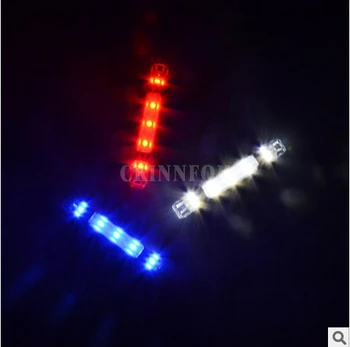 200Pcs/Daug Karšto Pardavimo USB Įkrovimo Dviratį LED Uodegos Šviesos Dviračių Saugos Dviračių Įspėjamasis Žibintas Galinis