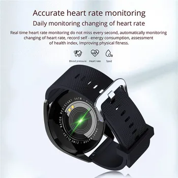 LIGE 2020 Naujas Smart Watch Vyrų Kraujo Spaudimas, Širdies ritmo Monitoringo Moterų Vandeniui Smartwatch Fitness Tracker reloj inteligente