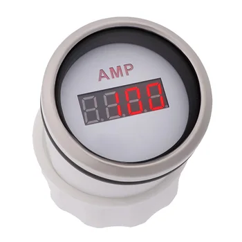 52MM Skaitmeninis AMP Amperemeter Matuoklis Universalus 100A Jūrų Ammeter Vandeniui IP67 Tinka Automobilis, Motociklas, Valtis Marine