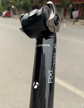 Bontrager dviračių nuoma nuo balnelio iškyšos RXL ultralight anglies nuo balnelio iškyšos 31.6 400mm apie 264g