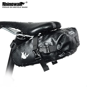 Rhinowalk 1.5 L Dviratis Dviračio Balno Pagalvių dviračių sėdynės Dviračių Uodega šviesą atspindintys maišeliai Galiniai Raukčio vandeniui balno krepšį