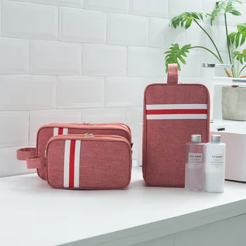 Kelionės skalbinių krepšys, atsparus vandeniui kosmetikos krepšys vyrų ir moterų nešiojamų saugojimo krepšys saugojimo krepšys nustatyti didelės talpos, kelionės reikmenys