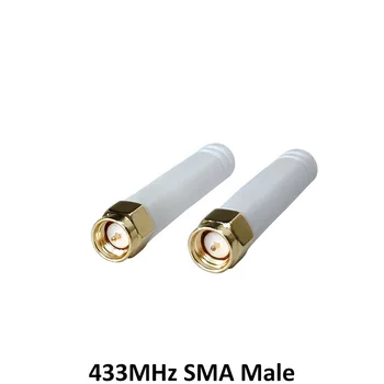433MHz lora Antenos balti 3dbi SMA Male Jungtis lankstymo 433 mhz antenos kryptinės antenos + 21cm RP-SMA/u.FL Galiuku Laidu