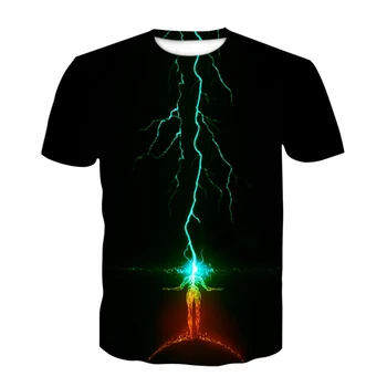 Naujas 2021 3D Spausdinimo Kietas Žvaigždėtas Dangus T-Marškiniai, trumparankoviai Populiariausių Hip-Hop Marškinėlius Viršuje Vasaros Mados Atsitiktinis Dydis XXS-6XL