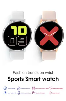 S20 EKG Smart Watch Vyrai Moterys Visiškai Jutiklinis Ekranas Smartwatch IP68 Širdies ritmo Monitorius Kraujo Spaudimas Fitneso Apyrankę Band VS DT78