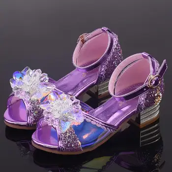 JY Vaikų mergaičių Kristalų bling granulių batai Merginos princesė Batai, šokių Bateliai 26-37 7621 4colors GZX01
