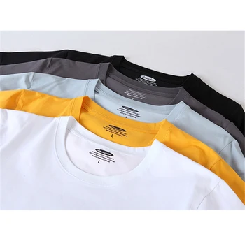 Riinr vyriški t-shirt Laišką Streetwear Vasaros 2020 Medvilnės marškinėliai Hip-Hop Mados Vyras Tee Top Marškinėliai Vyrams Didelis Dydis S-6XL