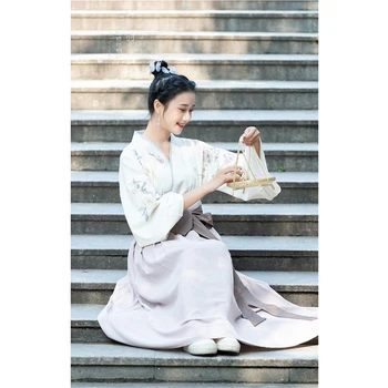 Tradicinis Japonų Kimono Moteris Retro Gėlių Mados Haori Drabužių Rinkinys Pavasario Rytų Šalis Fotografijos Drabužiai Mergaitėms
