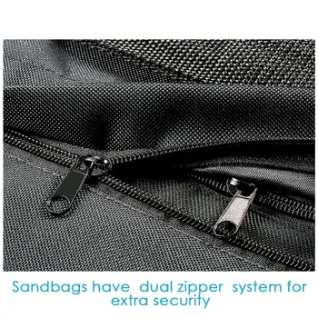 Neewer 6-Pack Sunkiųjų Sandbag fotostudija Šviesos Stovi Bumas Ginklus su 6-Pack Muslino Fone Pavasario Gnybtus Tuščias Sandbag