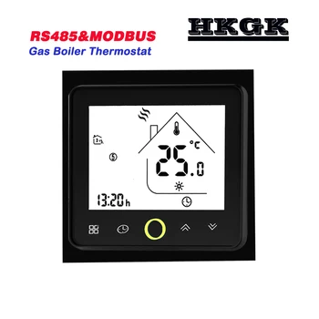 Modbus RS485 ir dujų katilo termostatas ,remote control On & Off,24VAC 95-240VAC