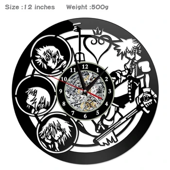 Anime naują karalystę širdies sieninis laikrodis kambarį laikrodis asmenybės rekvizitai cosplay priedai unisex