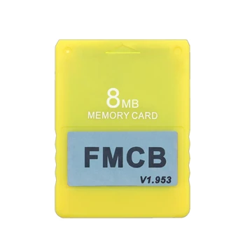 FMCB v1.953 Atminties Kortelė PS2 Playstation 2 Free McBoot Kortelė 8 16 32 64MB R9CB