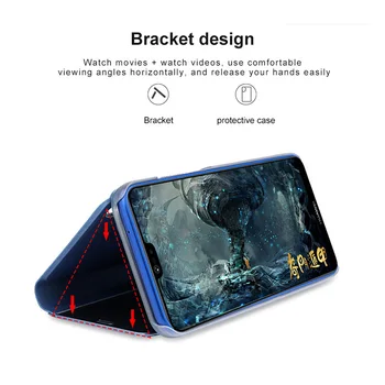 Smart Veidrodis Atveju Huawei Honor 9 10 20 9 X Lite Pro Telefoną Atveju Garbę V10 V20 Peržiūrėti 20 8A 8X Max Note10 Telefono Padengti
