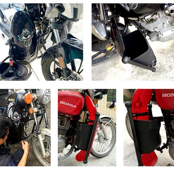 Kritimo Motociklo Variklio apsauga Avarijos Barų Bamperis Raštas,Motociklų Saugos Bamperis Su Bagažo Lauke,Apsauginis Kojų Vėjo skydas