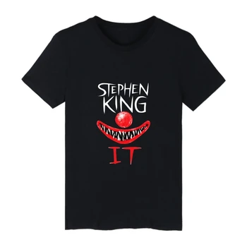 Marškinėliai Stephen King ' s It Siaubo Filme Gotikos Mados marškinėliai Vyrams trumpomis Rankovėmis Spausdinti Atsitiktinis Marškinėliai Homme Vyrams/Moterims Topai