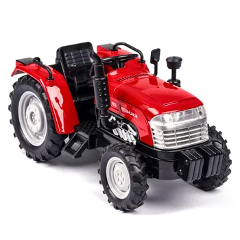 1:32 Naują Automobilio Modelį Traktoriaus Žaislas Automobilis Diecasts Žaislinės Transporto Priemonės Traukti Atgal, Garso, Šviesos, Ūkininkas Vaikai Automobilių Kolekcija Karšto Pardavimo