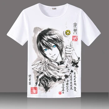 Noragami Cosplay T-Shirt YATO Anime marškinėliai Mados Vyrai Moterys Tees