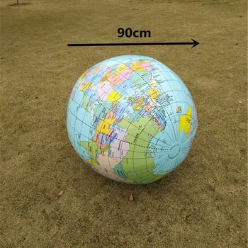 Dideli Pripučiami Pasaulyje 90CM Anksti Švietimo Pripučiami Žemę, Pasaulio Geografija