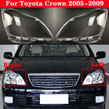 Automobilių Priekinių Žibintų Padengti Toyota Crown 2005-2009 Žibintų lempų gaubtų Lampcover priekinio Žibinto šviesos Apima stiklo Objektyvo Korpuso Dangteliai