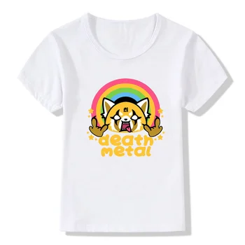 Vaikai, T-marškinėliai, unisex vasaros tanuki modelis street rock-O-Kaklo trumparankoviai berniukas T-shirt mergina, marškiniai, vaikiški drabužiai, kūdikių marškinėliai
