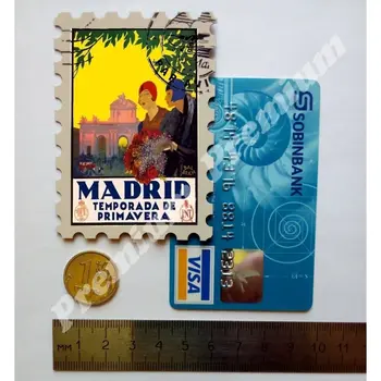 Ispanija vinilo suvenyrų magnetas derliaus turizmo plakatas