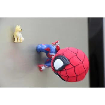 Marvel Spider-man Delninis Žaislas Magnetai Purtyti galvos Veiksmų Skaičius, Q Versija Herojaus Grįžti Keršytojas patalpų įrengimui skirti Dirbiniai