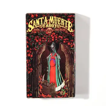 Taro kortos paslaptinga magija, raganavimas korteles Santa Muerte tarot kortelės yra stalo žaidimas, tinkamas šalies žaidimas sfate būrimą