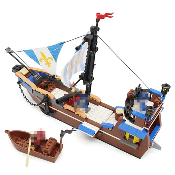 BZDA Karo Blokai Laivo Modelį Žaislas 