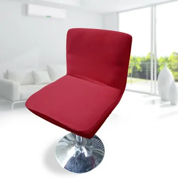 Ruožas Baro Taburetės Nugaros Trumpas Kėdės Sėdynės Padengti Valgomojo Kėdė Slipcover Konstrukcija Su Elastinga Juosta