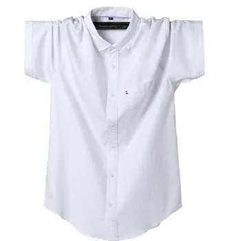 Nemokamas pristatymas Ultralarge vyrų riebalų marškinėliai mens didelis plius dydis medvilnės Turn-žemyn Apykaklės trumpas rankovėmis marškinėliai krūtinė 150 cm 8xl