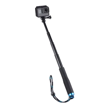 36 colių Pratęsti Polių Selfie Stick Monopodzie už GoPro Hero 9 8 7 6 5 Yi 4K Eken H9 Sjcam M10 DJI Osmo Veiksmų Cam Eiti Pro Priedų