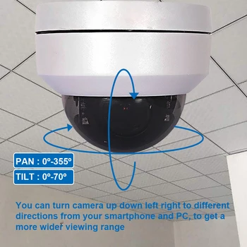 OwlCat HD 2MP, 5MP Vandeniui IP66 Gatvės Dome PTZ) IP Camera 4X Zoom AF infraraudonųjų SPINDULIŲ Naktinio Matymo P2P Tinklo Nuotolinio Peržiūrėti ONVIF Hisee APP