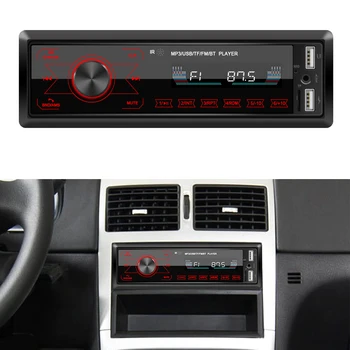 M10 Automobilis Automobilio garso sistemos MP3 Grotuvas FM Radijas LCD Touch Screen Dual USB, Bluetooth, AUX-in Muzikos Žaisti su Mic nuotolinio valdymo
