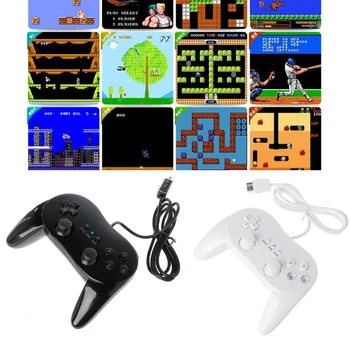 Klasikinis Laidinio Žaidimų Valdiklis Žaidimų Nuotolinio Pro Gamepad Kontrolės Wii