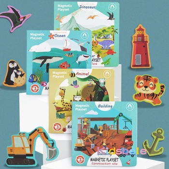 KAMIENINIŲ Žaislai Vaikams, Kūdikiams Montessori Magnetinio Playset Žaislas Dekoracijos, Žaidimas Švietimo ir Kūrybiškumą Ikimokyklinio Mokymosi