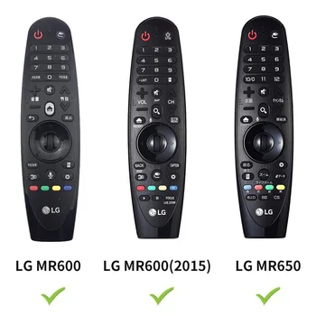Dėl LG AN-MR600 LG AN-MR650 AN-MR18BA 19BA Magic Remote Control Atvejų, smart OLED TV Apsauginės Konsolės Silikono Apima Skalbti