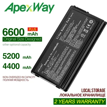 ApexWay 4400mah 11.1 V 6Cell Nešiojamas Baterija Asus A32-F5 X50V X50VL X59 X59Sr F5 F5V F5 F5RI F5SL F5Sr X50R X50SL X50RL X50Sr