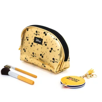 Disney originali Mickey Minnie studentų raštinės reikmenys talpinimo pen maišelis, šepetėlis maišelį kelionės multi-funkcija moterų nešiojamų mielas mokykla