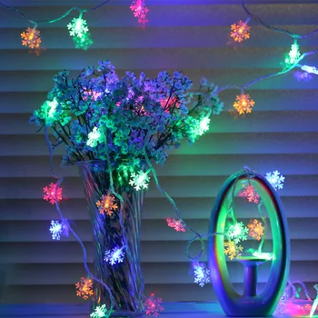 LED eilutės žibintai, miegamojo Baterijos/EUplug Žvaigždė Kalėdų Pasakos šviesos Girliandomis Užuolaidos, šviesos, Lauko, už Kalėdos Šalis Naujųjų Metų