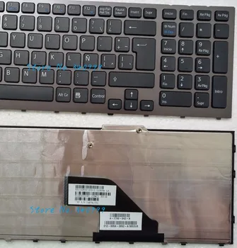 Naujas nešiojamas, lotynų klaviatūra Sony Vaio VPC-F VPC-F119FC VPC-F11 F12 F13 Klaviatūros LA SP 148781751 su Rėmu teclado