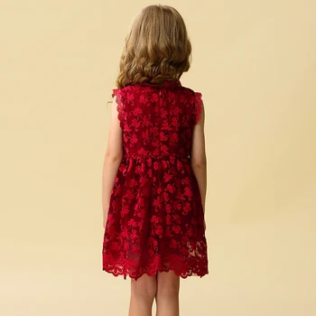 JIS Sveiki Mėgautis Mergaičių Suknelės 2020 Metų Vasaros Vaikų Drabužių Dizaino Nėrinių Vaikų Šalis Princesė Elegantiška Suknelė Kūdikių Drabužiai
