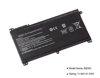 KingSener BI03XL Laptopo baterija HP Pavilion X360 13-U100TU U113TU U169TU HSTNN-UB6W TPN-W118 Stream 14-AX010wm 14-AX020wm