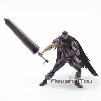 Berserk Figma 359 Žarnos Black Swordsman Ver Repoint Edition PVC Veiksmų Skaičius, Kolekcines, Modelis Žaislas