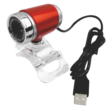 USB Webcam HD Skaitmeninė Vaizdo Web Kamera Su Mikrofonu Clip-on PC Nešiojamas Kompiuteris Nemokama Vairuotojo Kamerą Pasukti USB Kameros