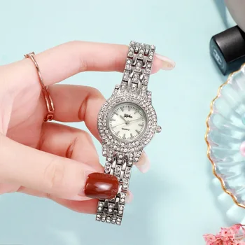 Prabanga Moterų Laikrodžiai Prekės kalnų krištolas Moterų Apyrankės Žiūrėti Diamond Rose Gold Žiūrėti Ponios Laikrodžiai Moterų Relogio Feminino