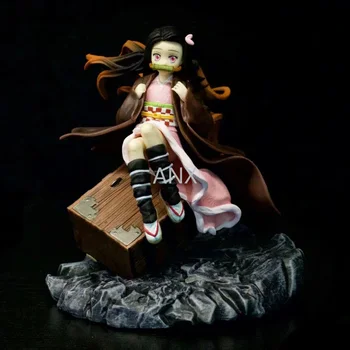 17CM Demon Slayer Kamado Nezuko išoriniai įrenginiai Pav PVC Veiksmų Anime Kolekcija Lėlės Modelis Žaislas demon slayer didžiosios dovanos