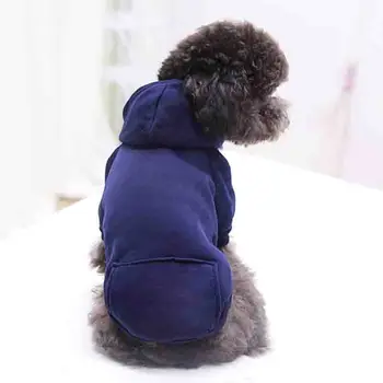 Naujas pet kišenėje hoodie džemperis vientisos spalvos aprengti su dizainerio gražių kačių ir šunų universalus jorkšyro terjeras šiltas storas aprengti