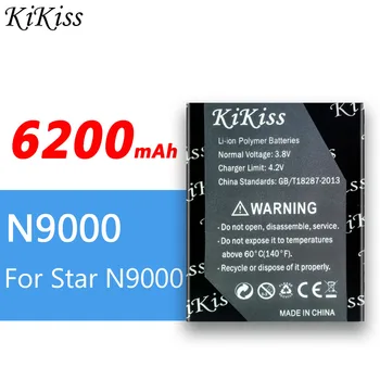 Elephone 6200mAh Baterijos Pakeitimo atsarginę Bateriją, Star N9000 N9000+ N3 N3+ Už Kingelon N9800 Išmaniųjų Telefonų